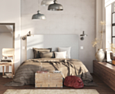 Tête de lit Kahaia Page Ashgrey 200 - H120 cm