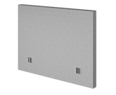 Tête de lit Kahaia Page Ashgrey 120 - H100 cm