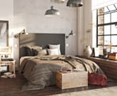 Tête de lit Kahaia Page Grey 100 - H120 cm