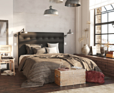 Tête de lit Kalmia S Noir 100 - H120 cm