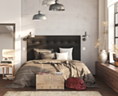 Tête de lit Kalmia S Noir 160 - H100 cm
