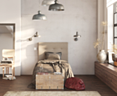 Tête de lit Kalmia Taupe 90 - H100 cm