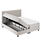 Lit Coffre Omega Beige - 180x200 cm