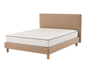 Ensemble literie Leon beige- 140x190 cm 