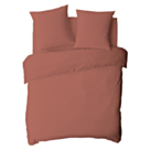 Housse de couette Coton Terracotta - 220x240 cm