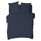 Drap-housse Satin Marine Bonnet 35 - 140x190 cm