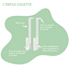 Enfile Couette HOPOLI - porte standard 