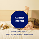 Protège Matelas Imperméable Coton - 160x200 cm