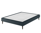 Sommier Tapissier Calla Deco Bleu - 140x190 cm