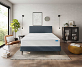 Sommier Cosmos Deco Bleu - 140x200 cm