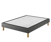 Sommier Cosmos Deco Noir - 160x200 cm