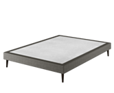 Sommier Tapissier Cirse Deco Gris - 140x200 cm
