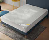 Sommier Tapissier Cirse Deco Bleu - 140x190 cm