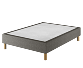 Sommier Tapissier Cronos Gris - 140x200 cm