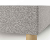 Sommier Tapissier Calla Deco Ashgrey - 90x190 cm