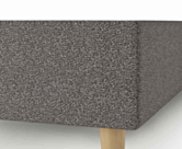 Sommier Tapissier Calla Deco Gris - 140x190 cm