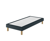 Sommier Tapissier Cirse Deco Bleu - 90x200 cm