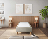 Sommier Tapissier Cronos Beige - 90x200 cm