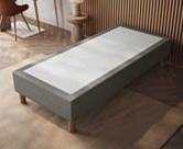 Sommier Tapissier Cronos Gris - 80x200 cm