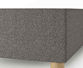 Sommier Tapissier Cronos Gris - 140x200 cm