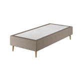 Sommier Tapissier Cronos Taupe - 90x190 cm