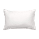 Taie d'oreiller percale Blanc - 50x70 cm