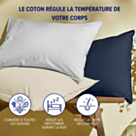 Taie d'oreiller satin Beige - 50x70 cm