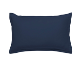 Taie d'oreiller satin Marine - 50x70 cm