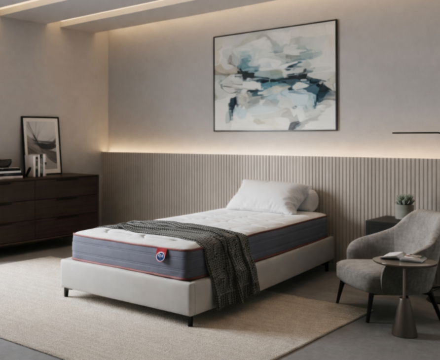 Matelas Merinos - Marinière iconique - 90x190 cm