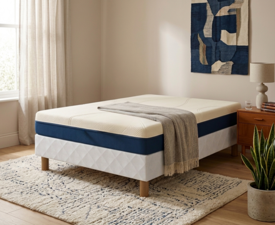 Ensemble matelas Aurore / sommier Cirse - 160x200 cm