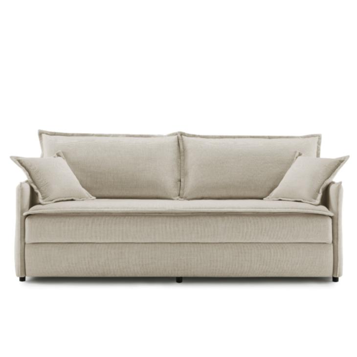 Canapé-lit Scandinavia Beige - 140x190 cm