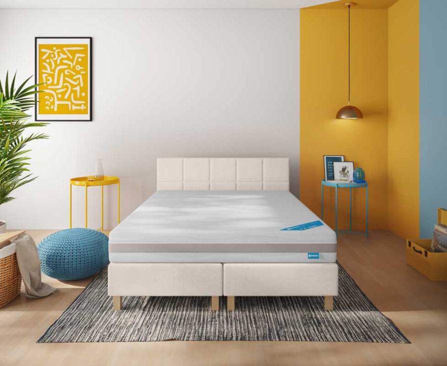 Boxspring Coventry Merlot Ecru - 160x200 cm