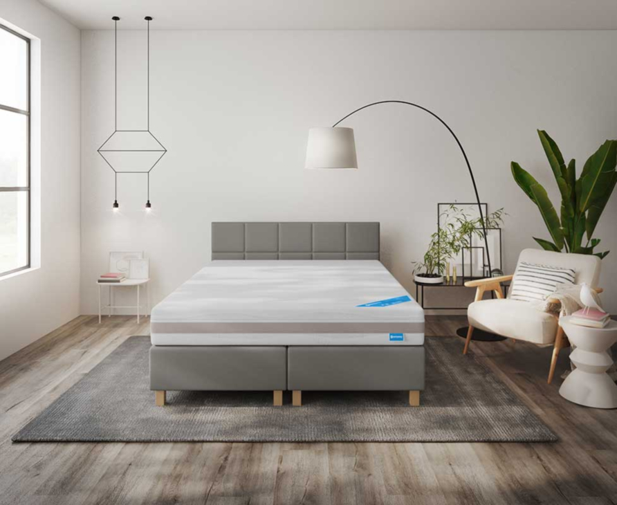 Boxspring Dayton Cabernet Anthracite - 90x200 cm