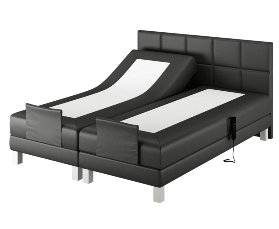 Boxspring Eton Electrique Cabernet Noir - 200x200 cm