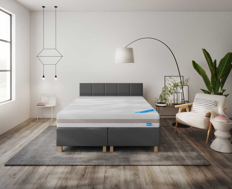 Boxspring Forbes Cabernet Noir - 140x200 cm