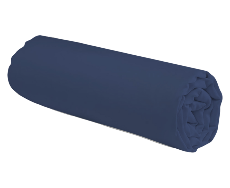 Drap-housse Coton Bleu Bonnet 25 - 140x200 cm