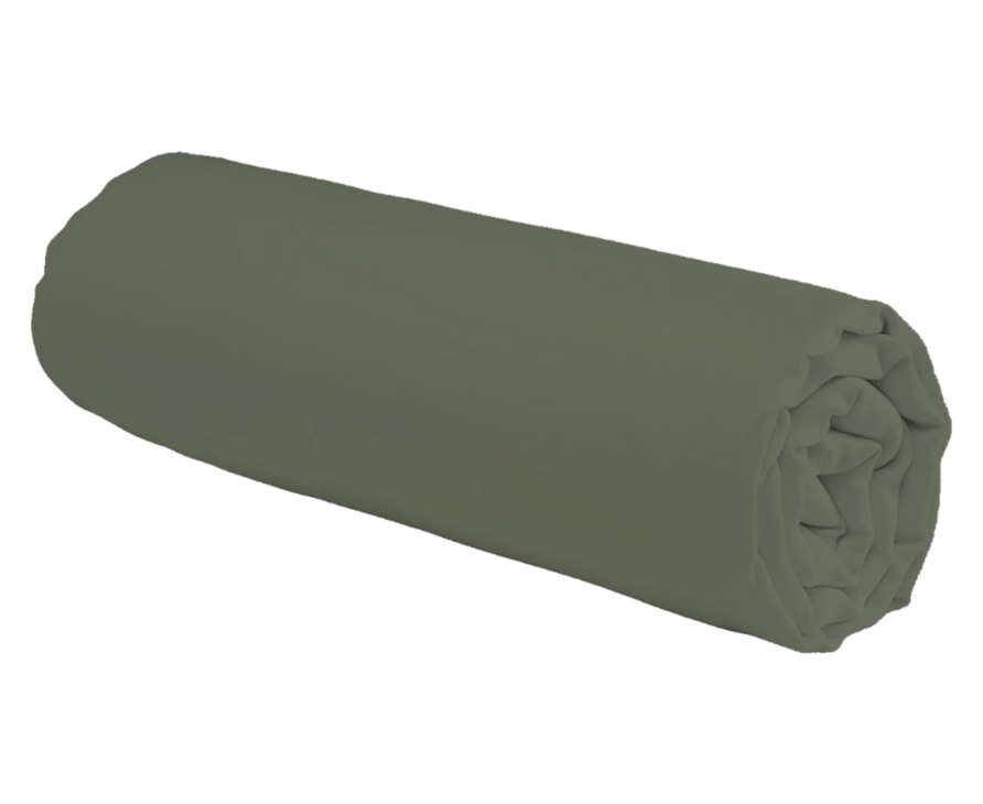 Drap-housse Coton Kaki Bonnet 30 - 200x200 cm