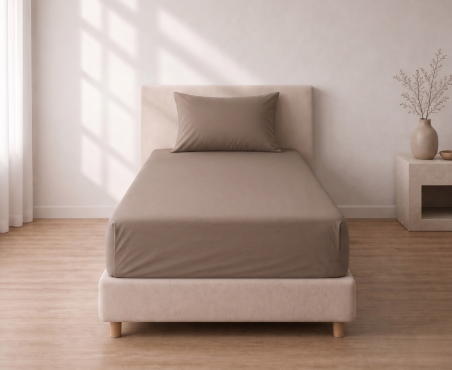 Drap-housse Percale Cashmere Bonnet 35 - 90X190 cm