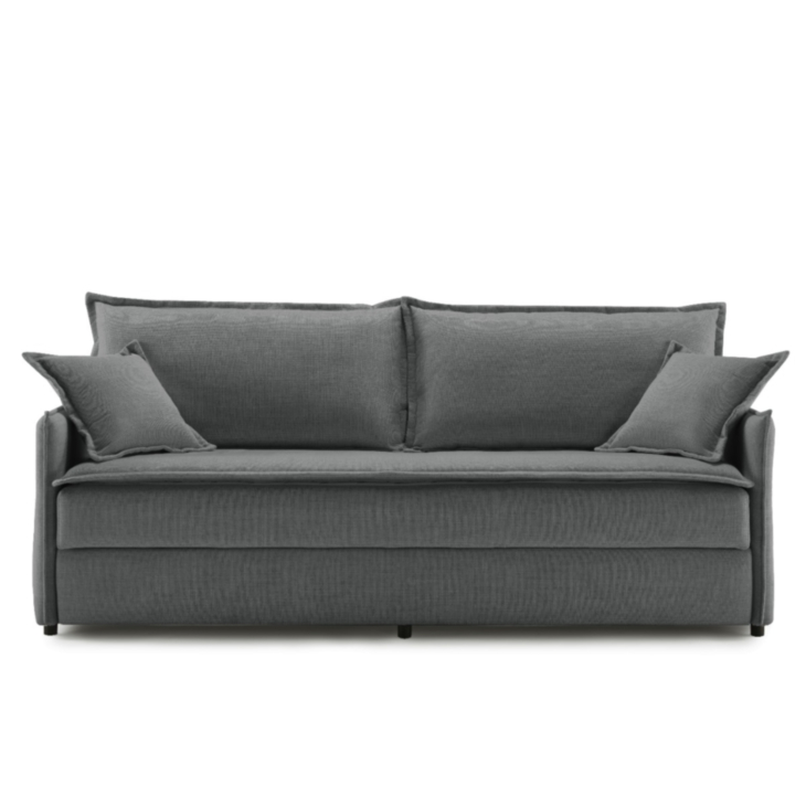 Canapé-lit Scandinavia Gris Foncé - 140x190 cm