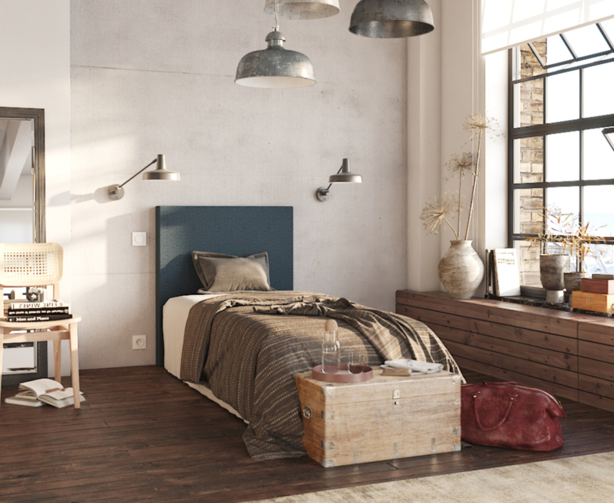 Tête de lit Kahaia Nika Royal Blue 80 - H100 cm