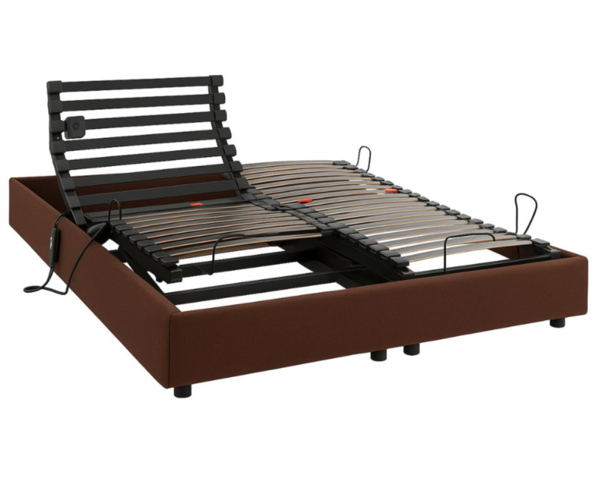 Sommier Sommeil Plus marron - 180X200 cm