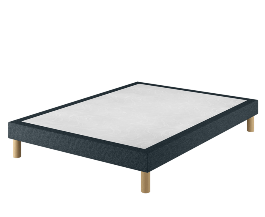 Sommier Tapissier Cirse Deco Bleu - 140x190 cm