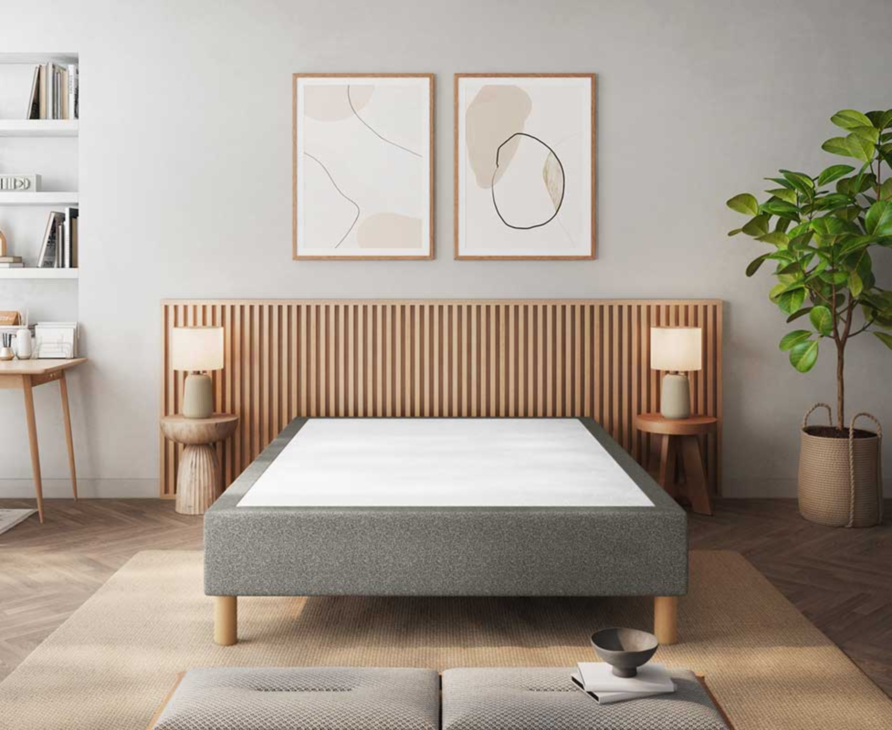 Sommier Tapissier Cronos Gris - 140x200 cm