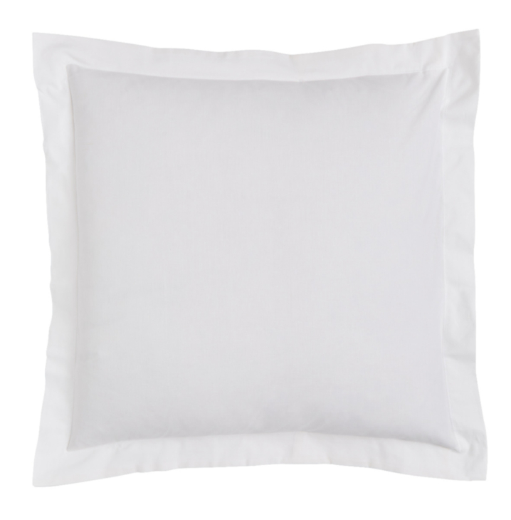 Taie d'oreiller Coton Blanc - 63x63 cm