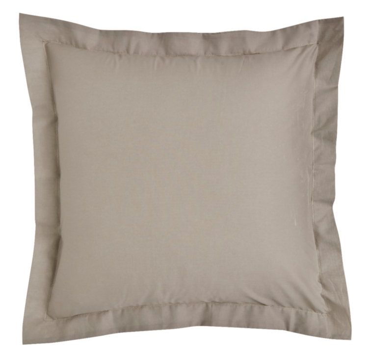 Taie d'oreiller Coton Vison - 50x70 cm