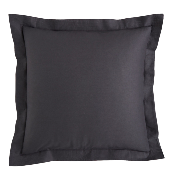 Taie d'oreiller Coton Zinc - 40x60 cm