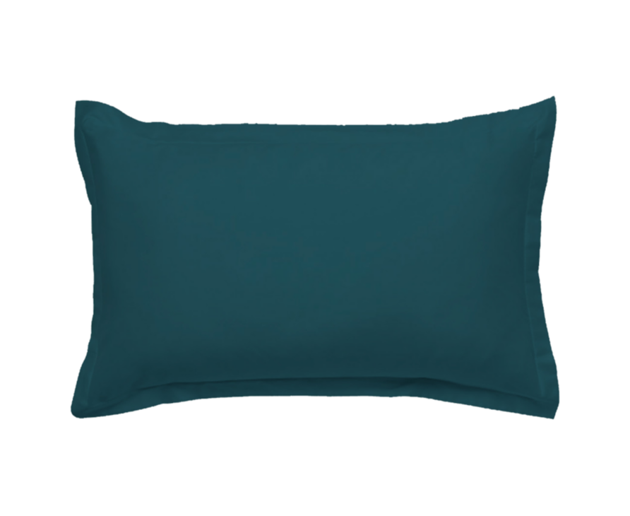 Taie d'oreiller Coton Petrole - 40x60 cm