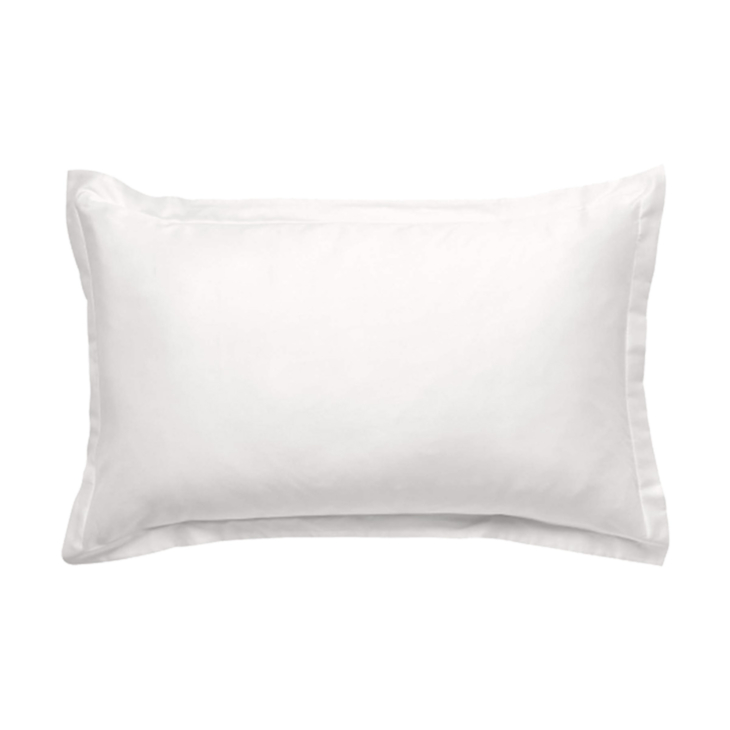 Taie d'oreiller percale Blanc - 50x70 cm