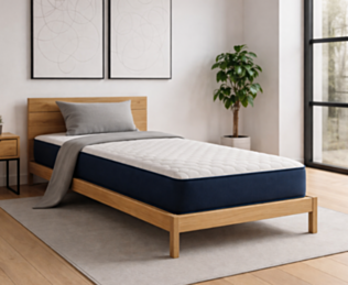 Matelas Flora - 90x190 cm 
Mousse Hybride 
Mousse à mémoire de forme 