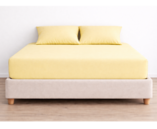 Drap-housse 100% Coton Limoncello - Bonnet 25